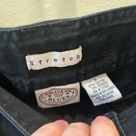 Y2K Black Low Rise Pants - Picture 3 of 5